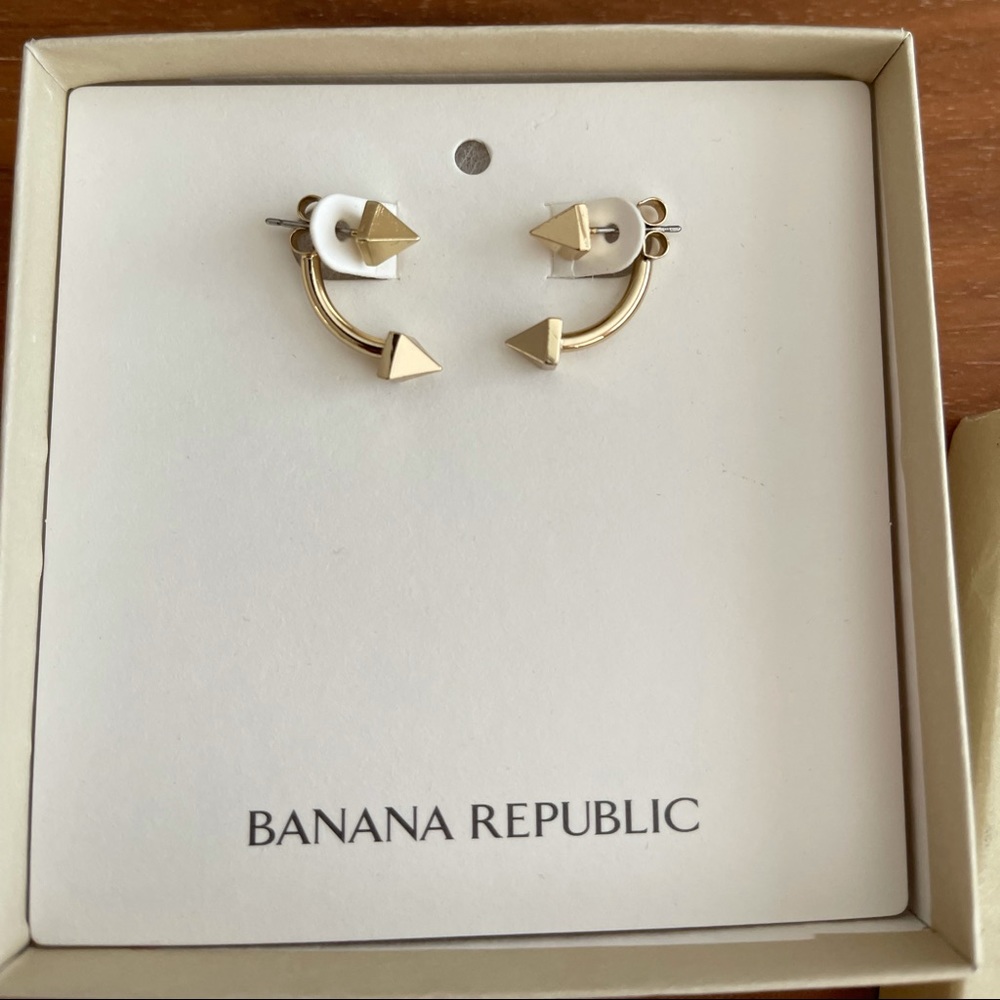 Gold Spike Earrings